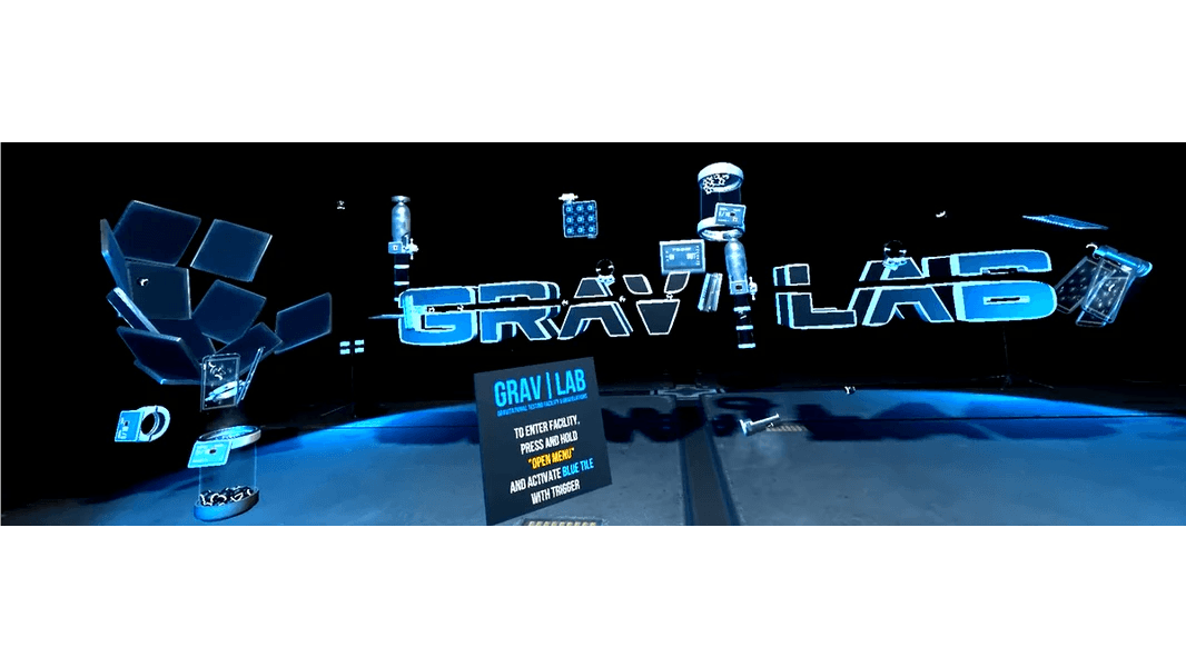 Mark Schramm: "Tried the new Oculus Quest 2 passthrough API in Gravity Lab"