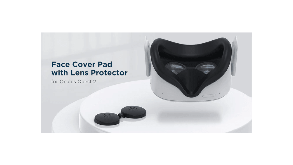 Silicone Face Cover Pad with Lens Protector