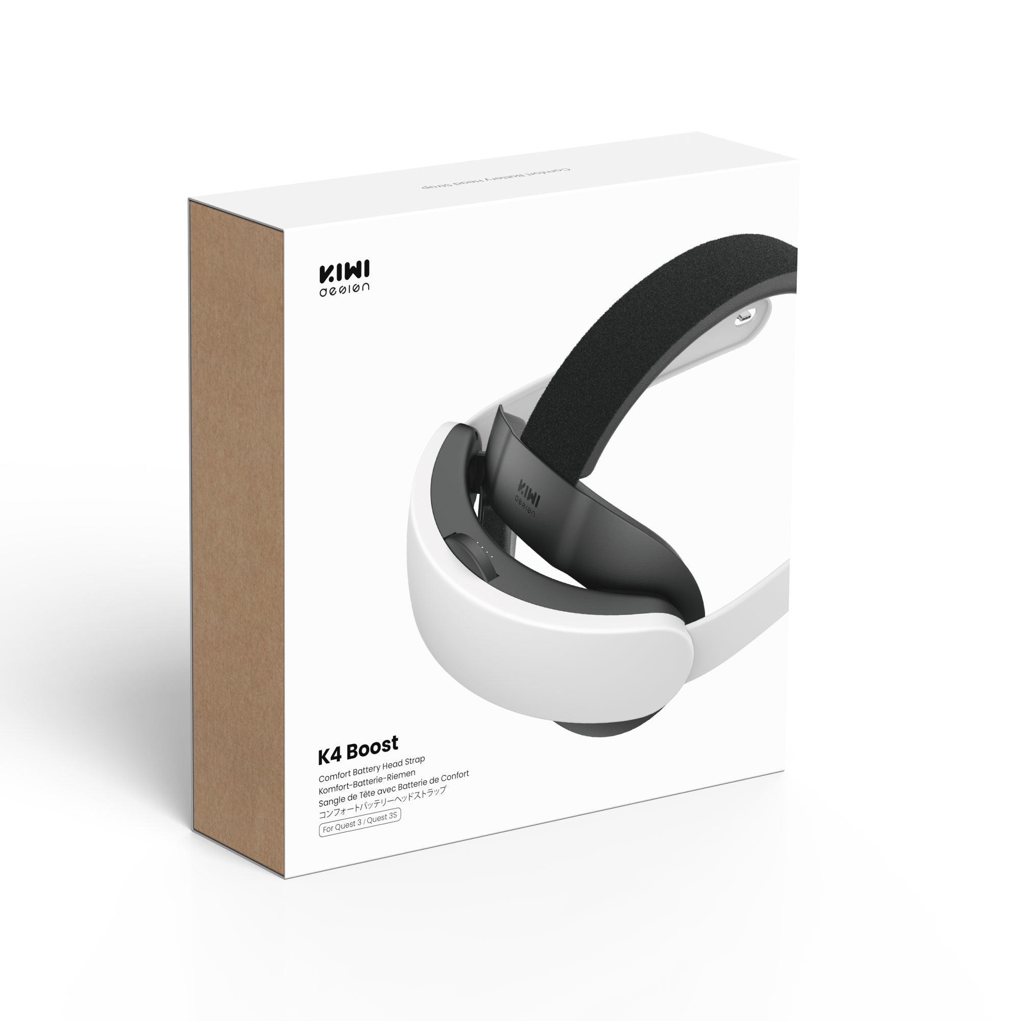 KIWI design K4 Boost バッテリー付き ヘッドストラップ クエスト3/クエスト3s用