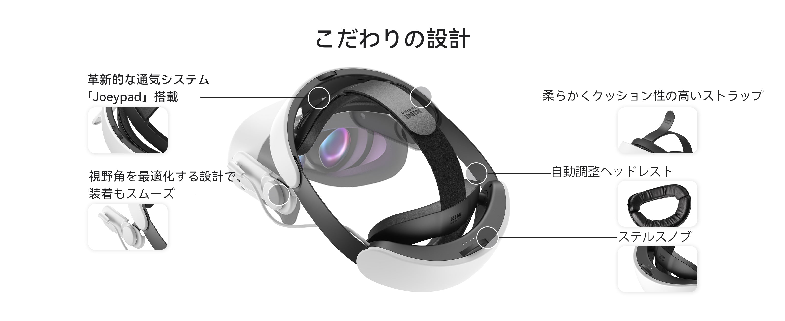 H4 Boost Halo バッテリーストラップ（Quest 3/3S 用）